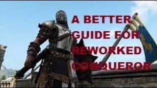 CONQUEROR REWORK 20 better guide analysis [upl. by Yrdua]