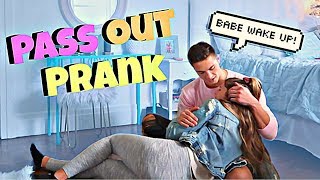 Pass Out Prank On Boyfriend Cute Reaction [upl. by Harbison876]