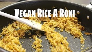 Empty Pantry Challenge Vegan Rice A Roni [upl. by Rob]