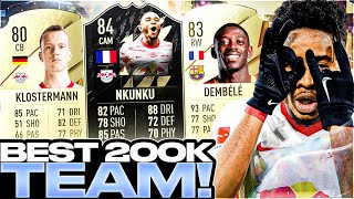 BEST META 200K TEAM FIFA 22 Increase Your Wins  FIFA 22 200K SQUAD BUILDER [upl. by Eizdnil803]