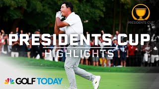 Highlights Best shots from the 2024 Presidents Cup  Golf Today  Golf Channel [upl. by Gitlow]