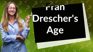 How old was Fran Drescher in Season 1 of The Nanny [upl. by Wilmer294]