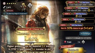 Full STEP UP pulls for LarsWrath  Let’s play Octopath Traveler CotC [upl. by Litton]