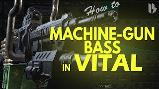 HOW TO MACHINE GUN IN VITAL LIKE MARAUDA SVDDEN DEATH TEAROUT DUBSTEP [upl. by Kean]