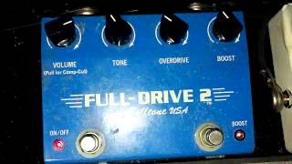 fulltone fulldrive 2 bass test [upl. by Candace]