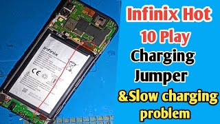 Infinix Hot 10 Play Charging jumper  Infinix Hot 10 Play slow charging problem infinixhot10play [upl. by Ttehc]