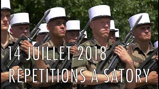 Répétitions à Satory pour le défilé du 14 juillet [upl. by Airtemed]