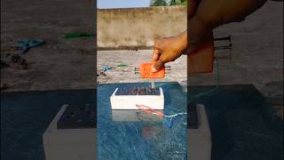 Electric 😱😱😱experiment with soapshortvideo [upl. by Nagorb]