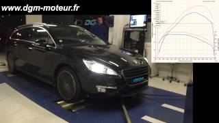 REPROGRAMMATION PEUGEOT 508 22L HDI 16S 204 ch  Dijon Gestion Moteur [upl. by Laehcar]