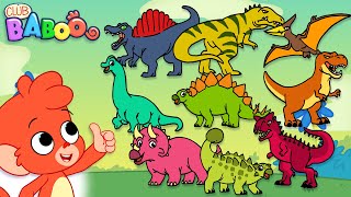 ABC Dinosaurs with Club Baboo  Dinosaur Babies and more dino videos [upl. by Norrie]