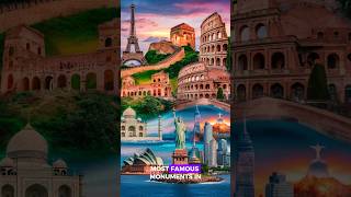 Top 5 Most Famous Monuments in the World facts traveltop5 [upl. by Stoneman88]