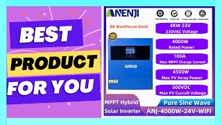 4KW 2KW Solar Hybrid Inverter 24V12V Off Grid [upl. by Ellynn777]