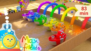 Learn Letters Chain Reactions Physics Recycling and more  7 Cartoons with Max and Friends [upl. by Osterhus]