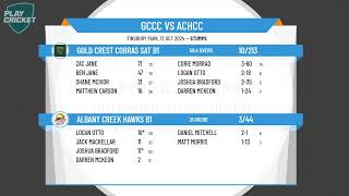 Gold Crest Cobras Sat B1 v Albany Creek Hawks B1 [upl. by Euphemie]