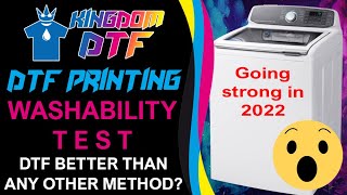 😲 DTF Printing Washability Stretchability and Is DTF Better Than Any Other Method [upl. by Frulla672]