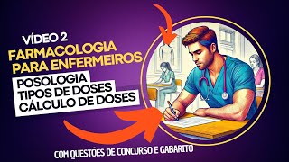 Conceitos de Posologia  Cálculo de Dosagem de Medicamentos  Farmacologia Aplicada à Enfermagem [upl. by Iglesias]