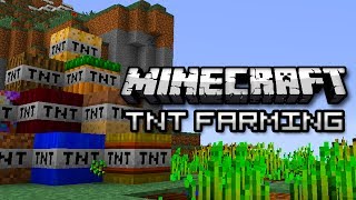 Minecraft EXTREME FARMING MOD  Grow Crops With TNT [upl. by Lainahtan]