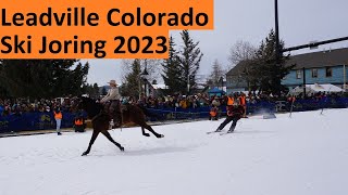 Ski Joring Leadville Colorado 2023 [upl. by Oeflein]