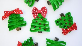 the RABOM Christmas Tree Ribbon Sculpture Hairclip [upl. by Ahsaz]