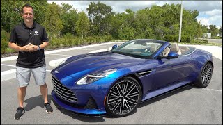 Is the 2024 Aston Martin DB12 Volante the KING of luxury supercars [upl. by Aro962]