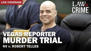 LIVE Vegas Reporter Murder Trial — NV v Robert Telles — Hearing [upl. by Armillia198]