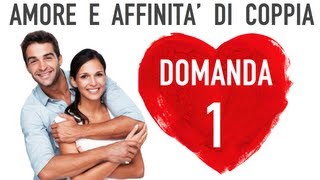 Test Amore e Affinità di Coppia 15  Se la vostra relazione fosse uno sport [upl. by Destinee210]