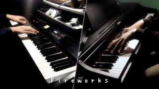 PIANO DUET DAOKO x Kenshi Yonezu  打ち上げ花火  Fireworks ft KidKat [upl. by Quenby]