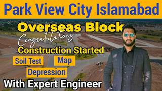 Park View City Islamabad Overseas Block Latest Construction Updates [upl. by Peugia]