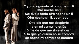 J Balvin Khalid  Otra Noche Sin Ti LetraLyrics [upl. by Blakeley]