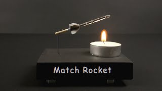 How To Make Amazing Powerful Match Rocket [upl. by Celinda]