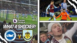 WORST PENALTY IVE EVER SEEN  BRIGHTON VS BURNLEY AWAY DAY VLOG [upl. by Akirdnuhs]