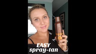 EASY Spray Tanning at Home [upl. by Duston]