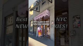 Best Cookies in NYC foodie foodiereview cookies applecider fallcookies fallfood nycfood [upl. by Hatnamas]