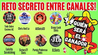 🔴EN VIVO “RETO SECRETO” EN EL CASINO 8 CANALES DE SLOTS SOLO 1 GANADOR 🏆 [upl. by Tomaso498]