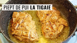 Piept de pui marinat la tigaie Fraged condimentat mai bun decât la restaurant [upl. by Pas]