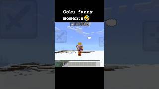 Minecraft Funny moments ft Goku shorts [upl. by Heydon851]