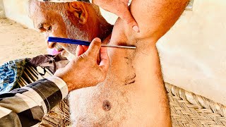 Armpits Shaved Head Razor Indian Home Barber 😭😱👩🏻‍🦲armpitshaveing shortsvideo asmrvideo [upl. by Edmea444]