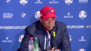 Ryder Cup 2018  Day 3 USA Press conference [upl. by Acirderf]