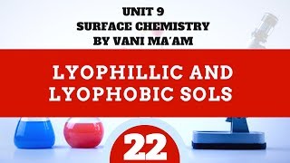 Lyophillic and Lyophobic Sols Part 22Cbse grade 12 surface chemistryUnit 5 tricks [upl. by Germaun]