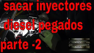 sacar inyectores de motor Diesel pegados y solucionar problemas de arandela de inyector agarrotado [upl. by Digirb559]