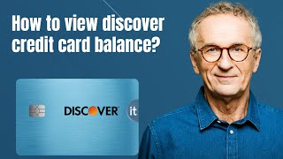 How to view discover credit card balance [upl. by Meadow]