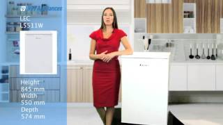 LEC L5511W Larder Fridge Review [upl. by Cyb]