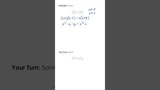 Solving Rational Equations  High School Algebra [upl. by Enyamart]