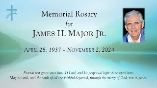 Memorial Rosary Jim Major November 13 2024 [upl. by Solram]