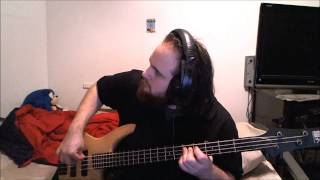 Yellowcard  Breathing bass cover [upl. by Akemat964]