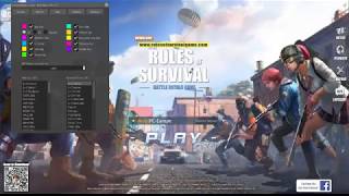 How to use memory hacker loader and use it on game Rules of Survival [upl. by Gerty862]