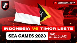 🔴TIMOR LESTE VS INDONESIA  SEA GAMES 2023 LIVE REACTION  EPS 22 [upl. by Orestes955]