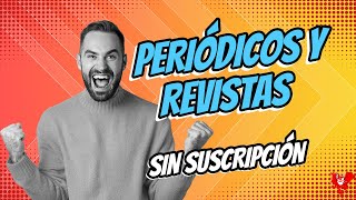 Cómo ver algunas publicaciones de periódicos y revistas sin suscripción ¡Método legal y divertido [upl. by Nohsram353]