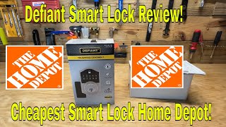 Defiant Touchpad Deadbolt Electronic Lock Review Cheapest Smart Lock For Your Home Best Smart Lock [upl. by Zenobia]