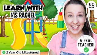 Toddler Learning Video with Ms Rachel  2 Year Old Milestones Speech amp Social Skills for Toddlers [upl. by Fruma671]